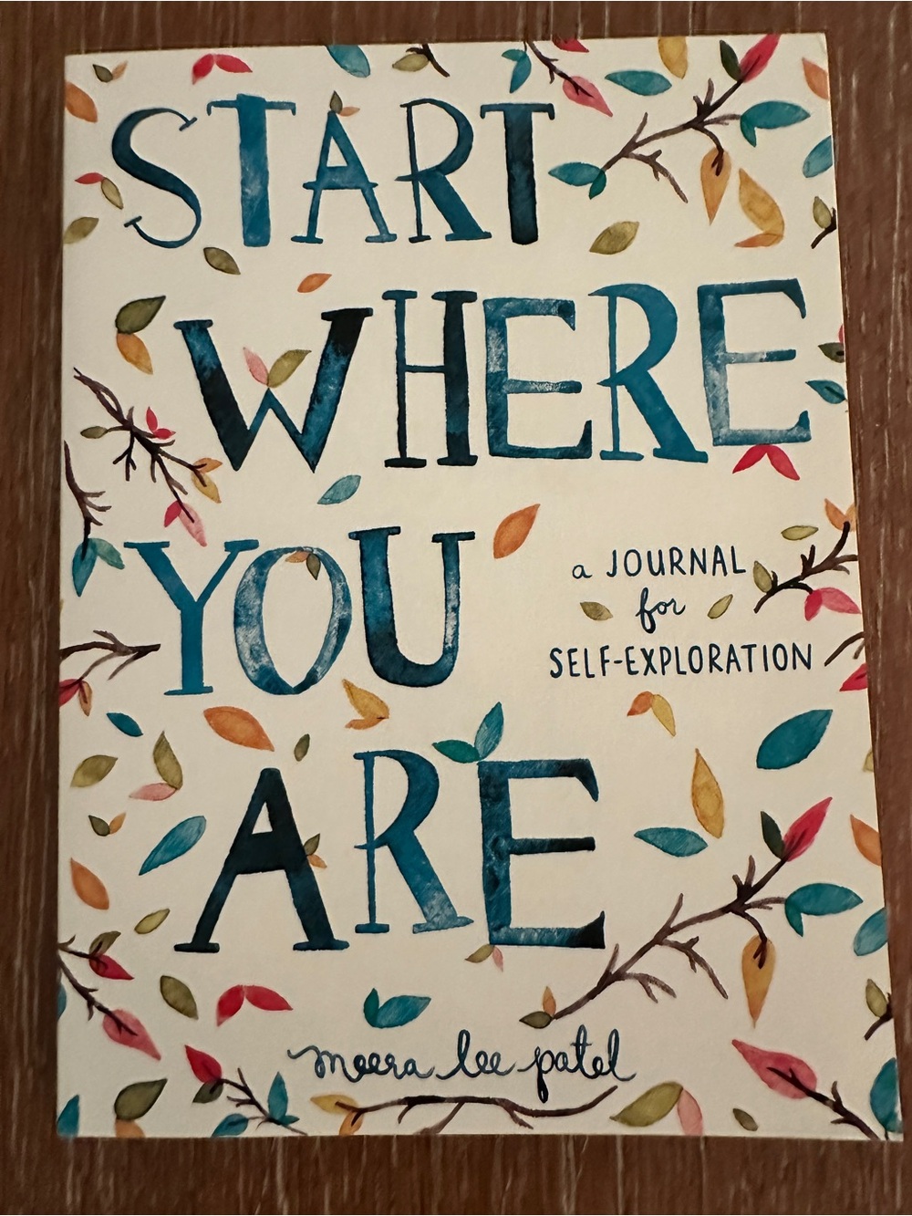 Urban Outfitters Teal & Multicolor 'Start Where You Are' Journal